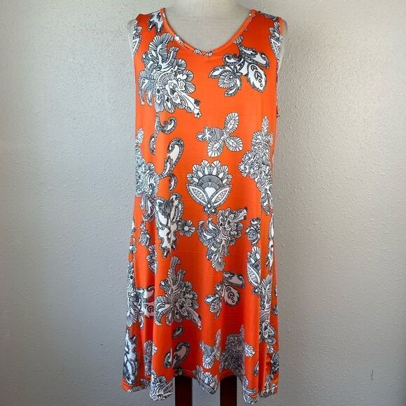 NWT Sucrefas Sleeveless Midi Dress Size L - Picture 1 of 7